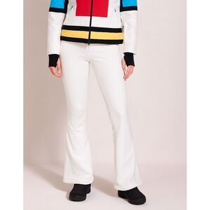 BOGNER Fleece Lined Ski Pants White Sz‎ 8 LONG